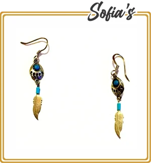 Apache pattern earrings