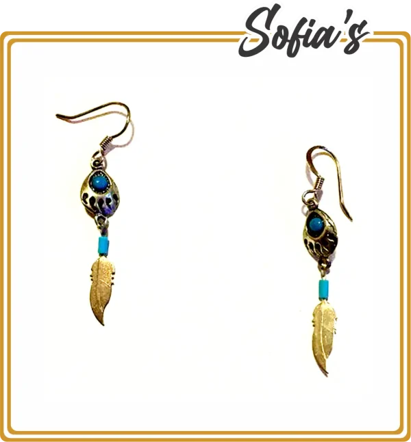 Apache pattern earrings