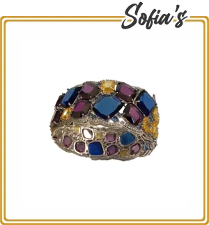 Bracelet with fancy stones