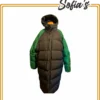 Extra Warm Long Coat with Detachable Hood
