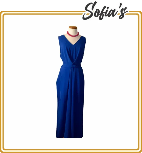 Royal Blue Jumpsuit with Pockets - Brand 1-State