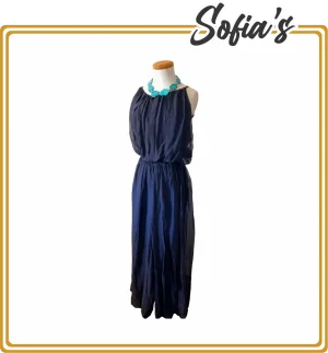 Silk and Sole Jumpsuit with Viscose Linen