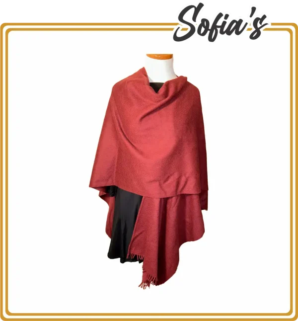 Poncho Made from Acrylic and Cashmere - SacK Brand