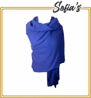 Dark Blue Cashmere Scarf