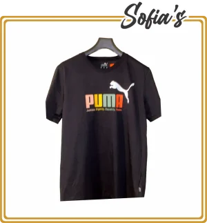 100% Cotton Puma T-Shirt - Black|