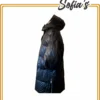 Natural Leather Coat with Hood by French brand Intuition 2