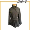 Michael Kors black hooded jacket