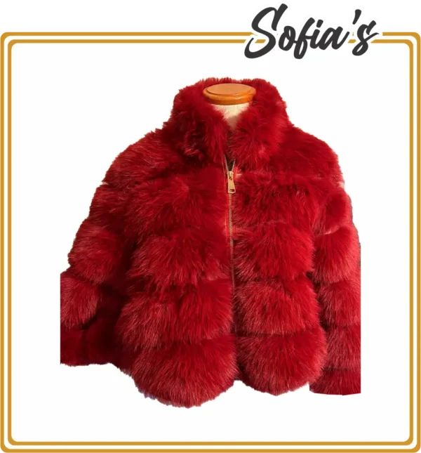 Polyester plush jacket