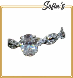 size 8 diamond ring