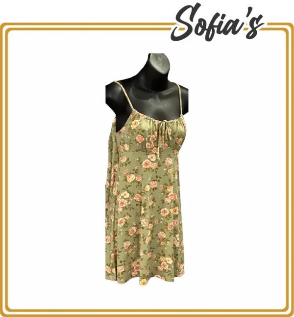 Printed Cotton Strap Dresses