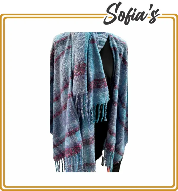 Cape and Scarf in Synthetic Materials