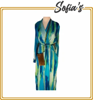 Long Dress with Pocho 100% Acrylics